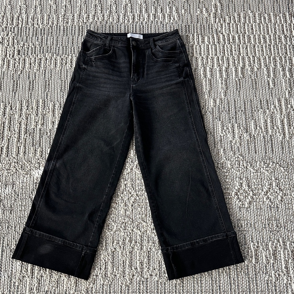 Stylish Black Flare Women's Jeans